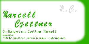 marcell czettner business card